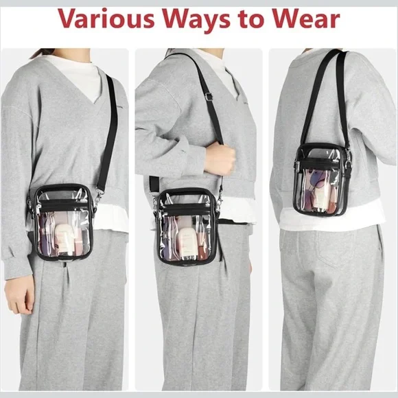 Clear Stadium Crossbody Bag - Picture 10 of 11